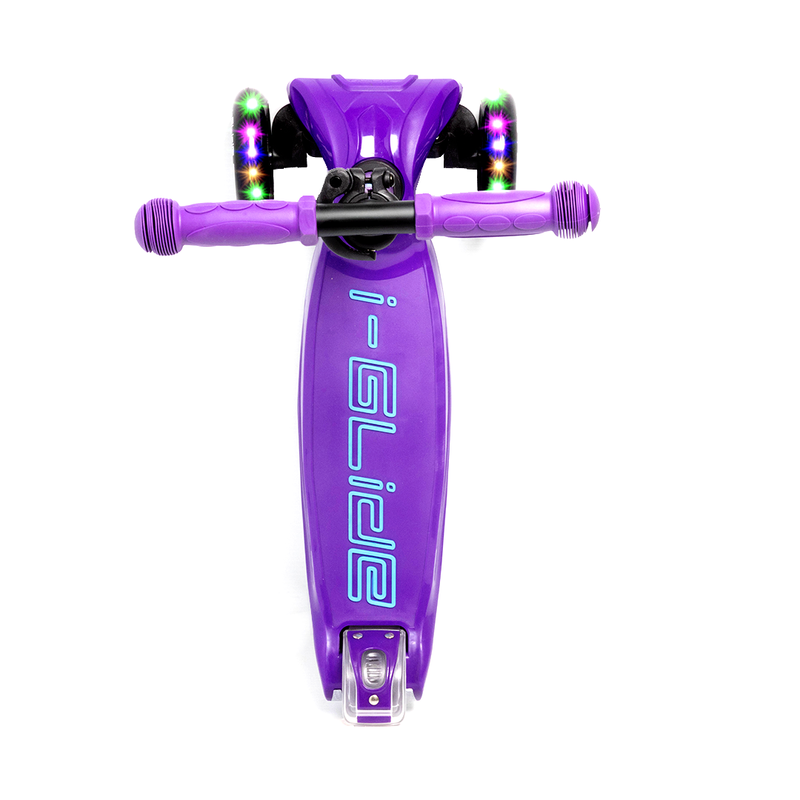 I-GLIDE 3 Wheel Kids Scooter Purple/Blue