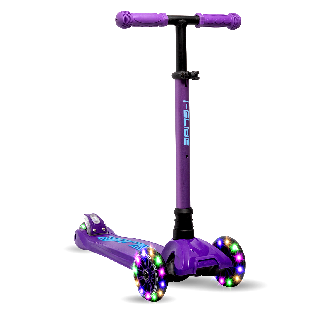 I-GLIDE 3 Wheel Kids Scooter Purple/Blue