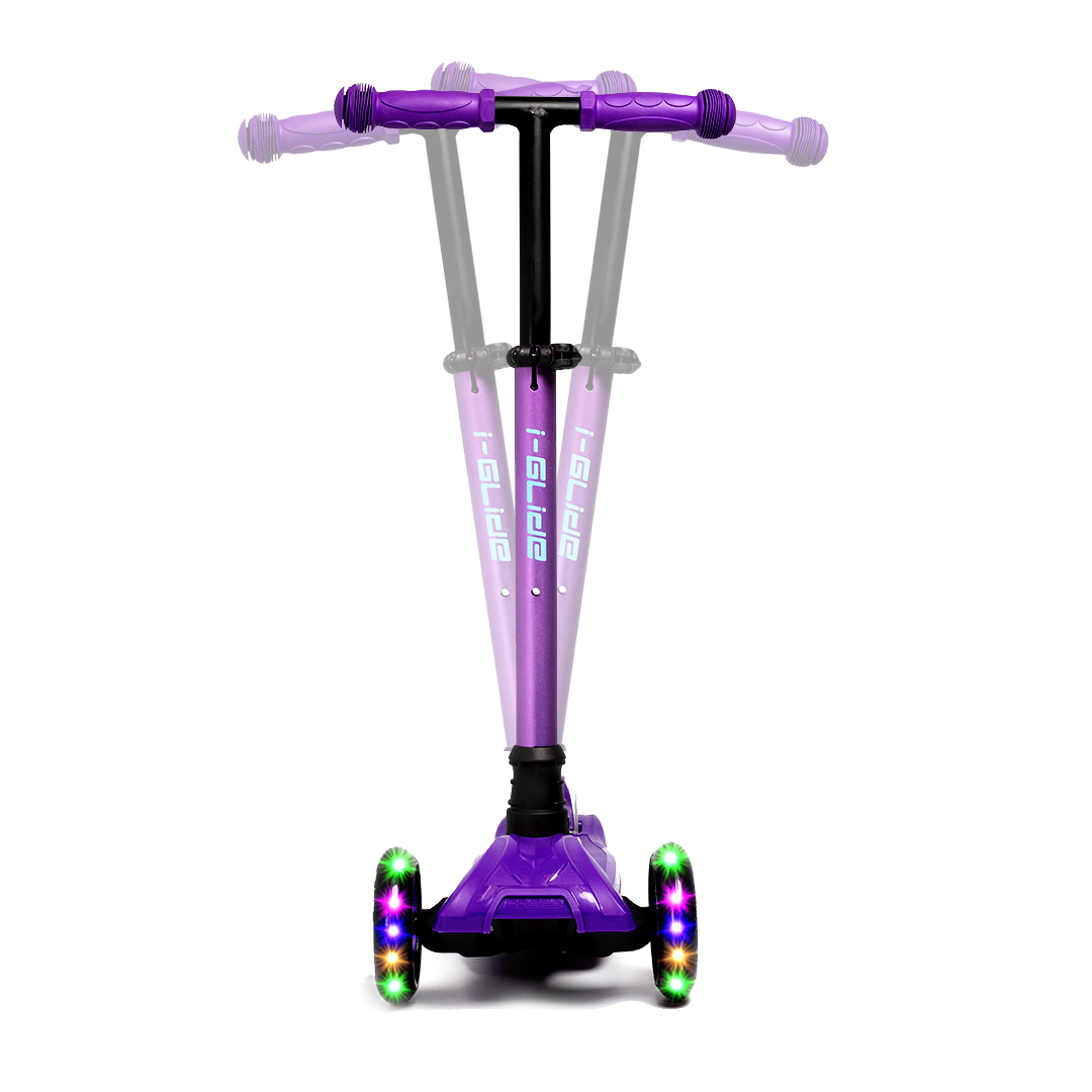 I-GLIDE 3 Wheel Kids Scooter Purple/Blue