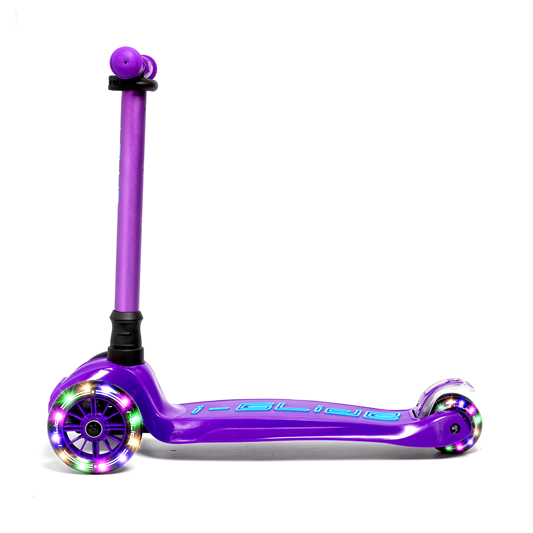 I-GLIDE 3 Wheel Kids Scooter Purple/Blue