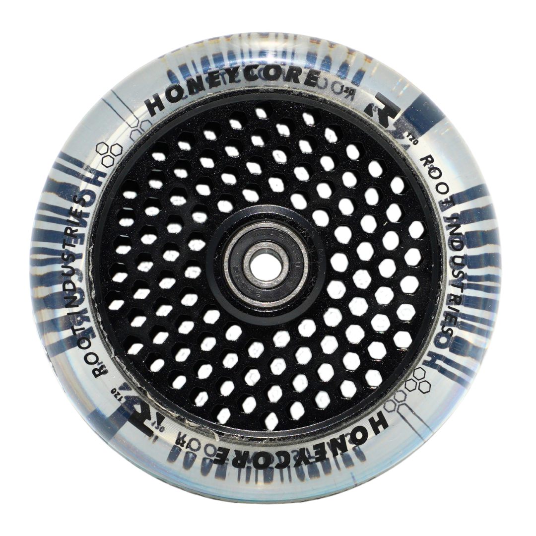 Root Industries HONEYCORE 120mm Wheels - Clear/Black
