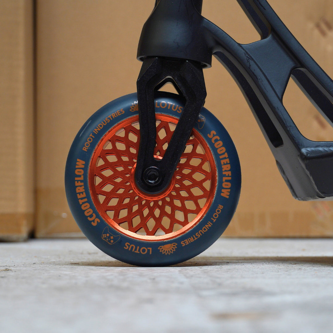Root Industries LOTUS 110mm Wheels - Scooterflow - Blue/Orange