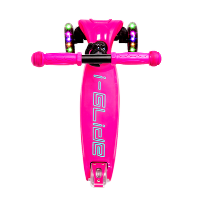 I-GLIDE 3 Wheel Kids Scooter  Pink/Aqua