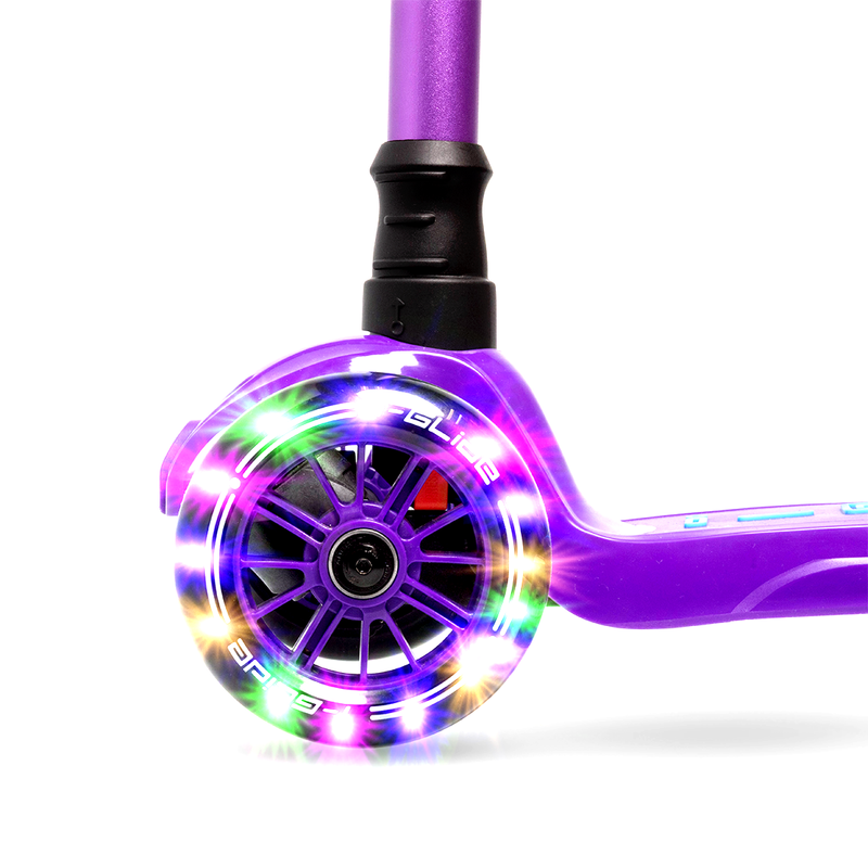 I-GLIDE 3-Wheel Kids Scooter - Purple/Blue