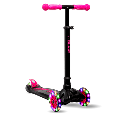 I-GLIDE 3 Wheel Kids Scooter  Black/Pink