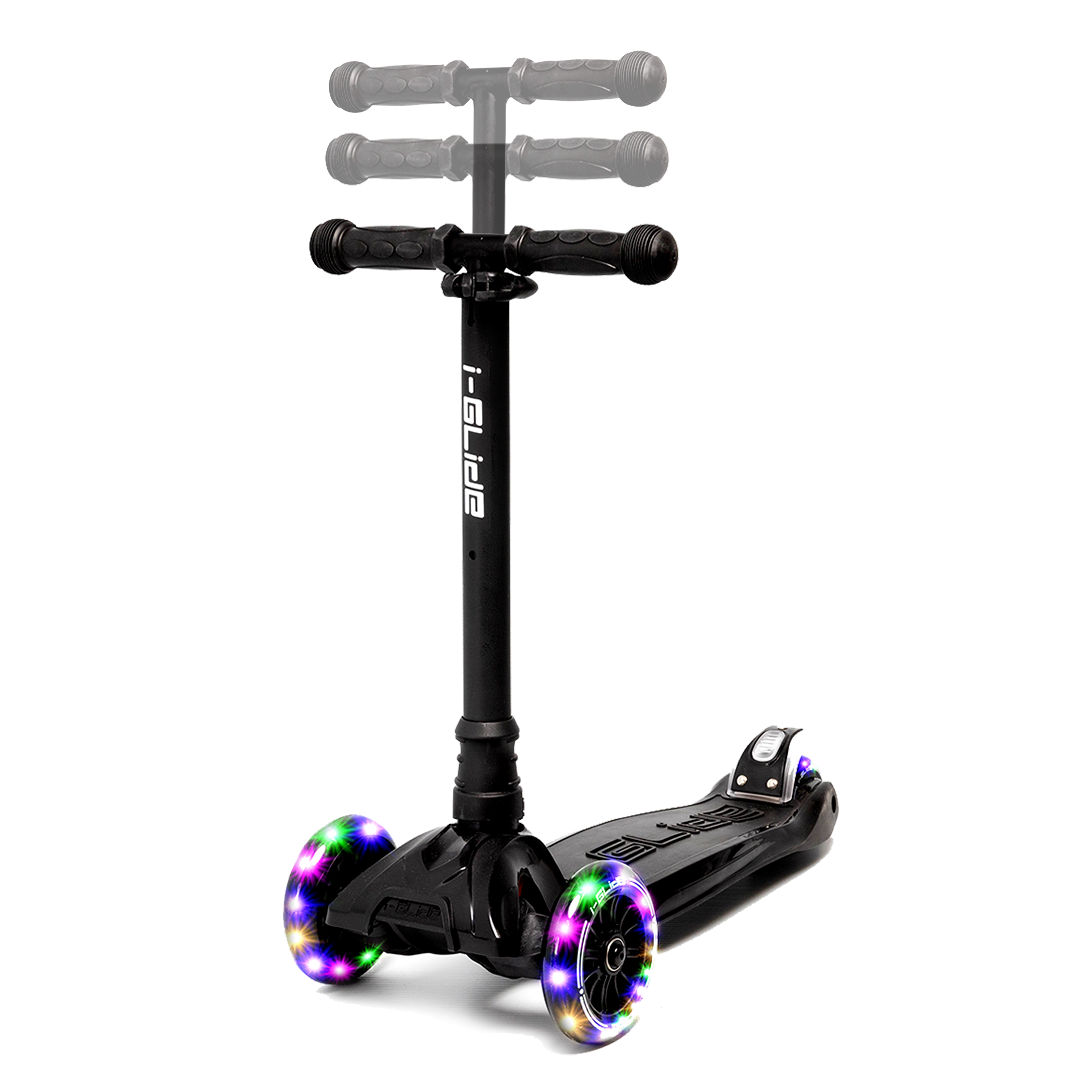 I-GLIDE 3 Wheel Kids Scooter  Black