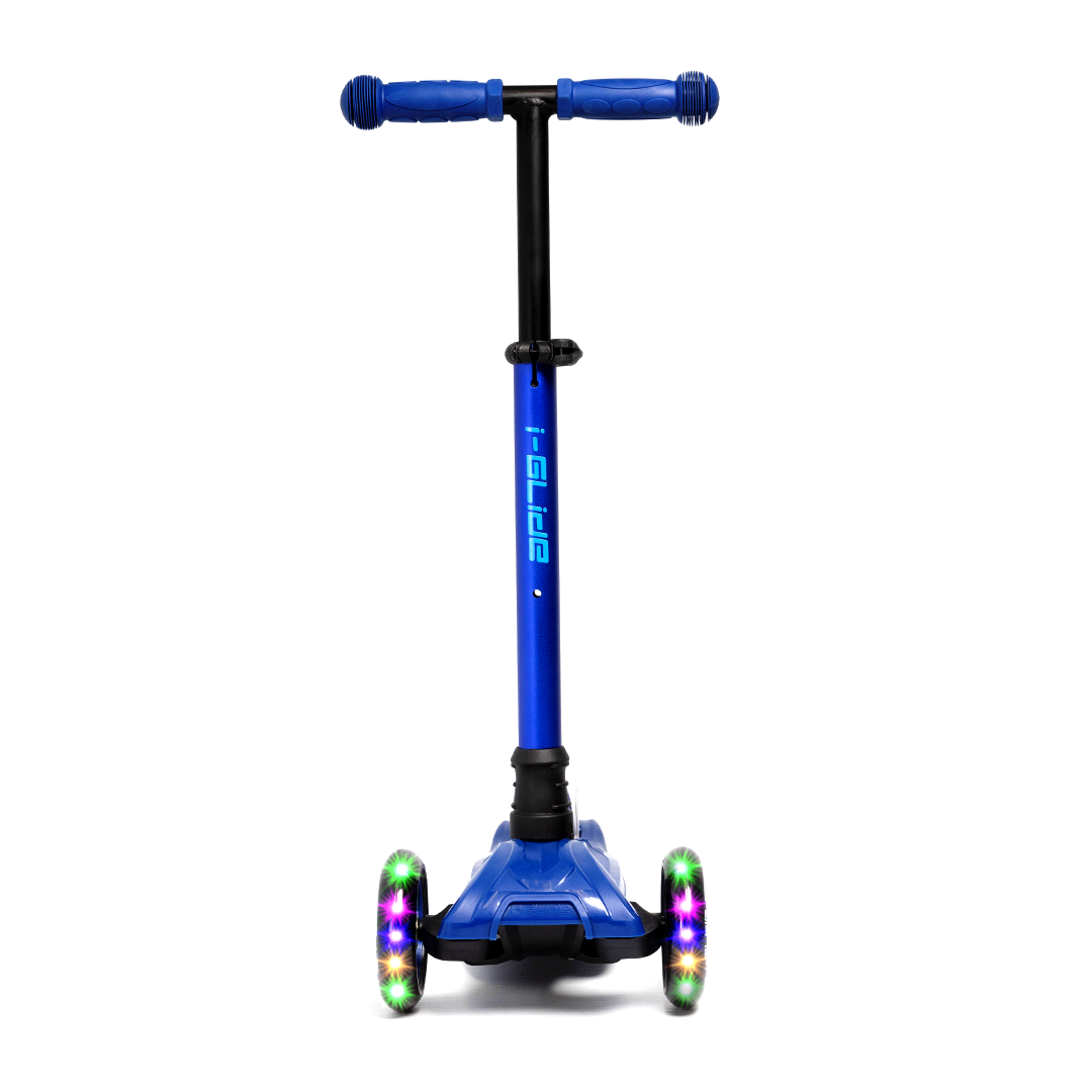 I-GLIDE 3-Wheel Kids Scooter CARTON OF 6 - Blue/Blue