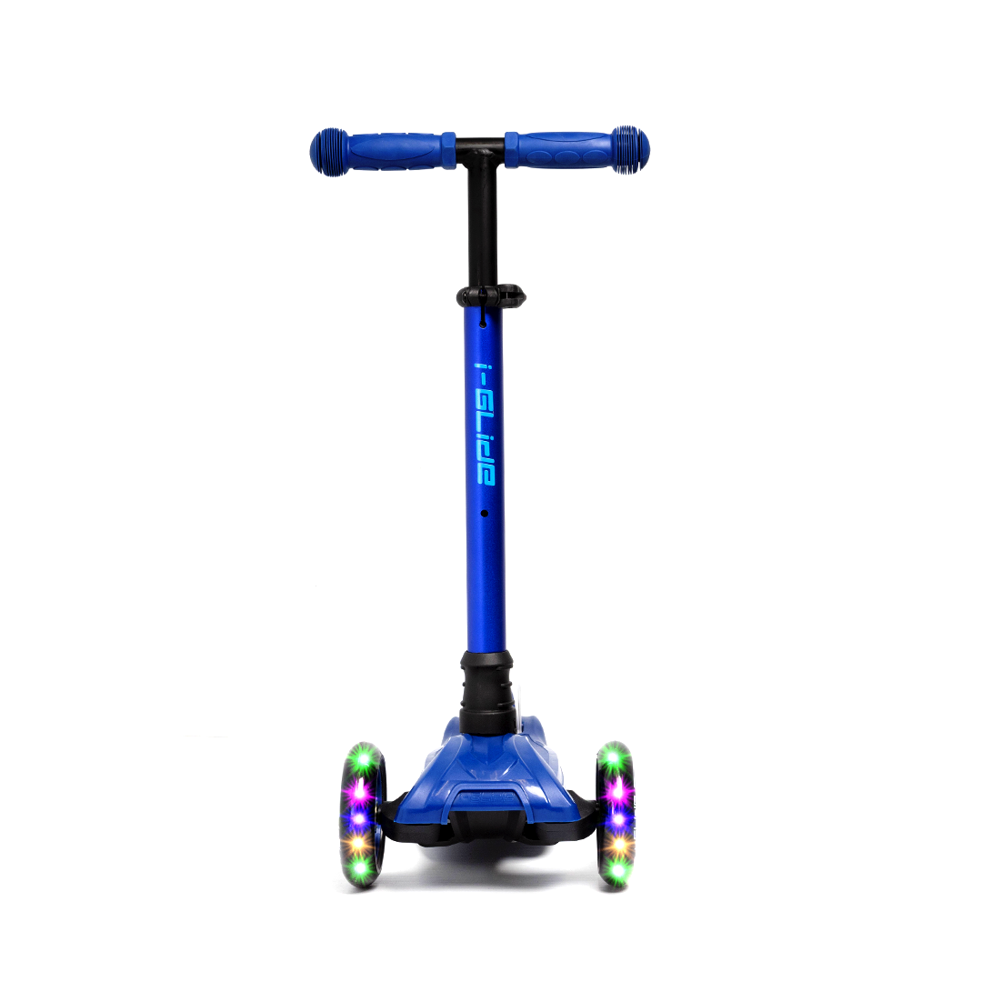 I-GLIDE 3-Wheel Kids Scooter CARTON OF 6 - Blue/Blue