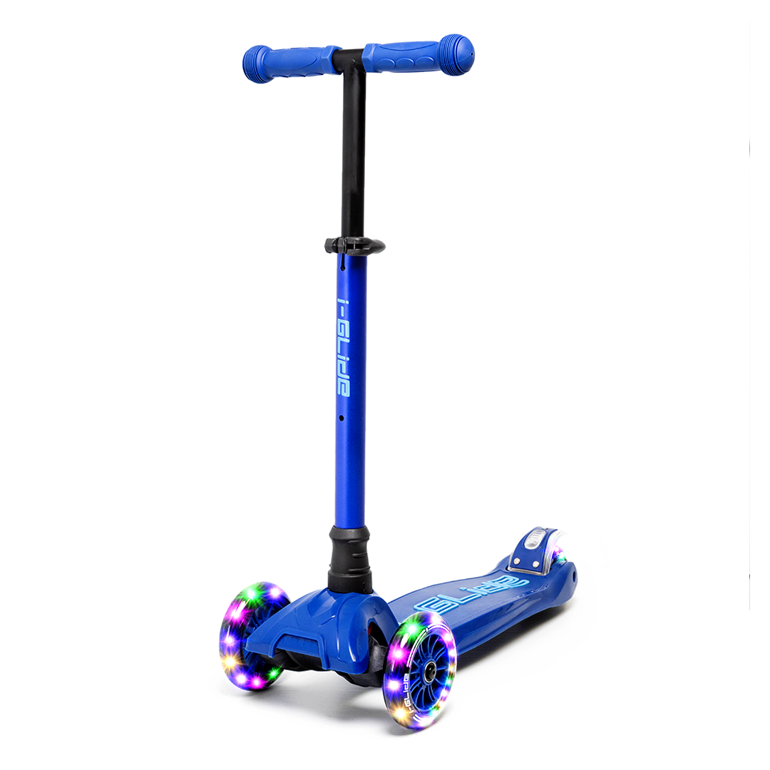 I-GLIDE 3-Wheel Kids Scooter CARTON OF 6 - Blue/Blue