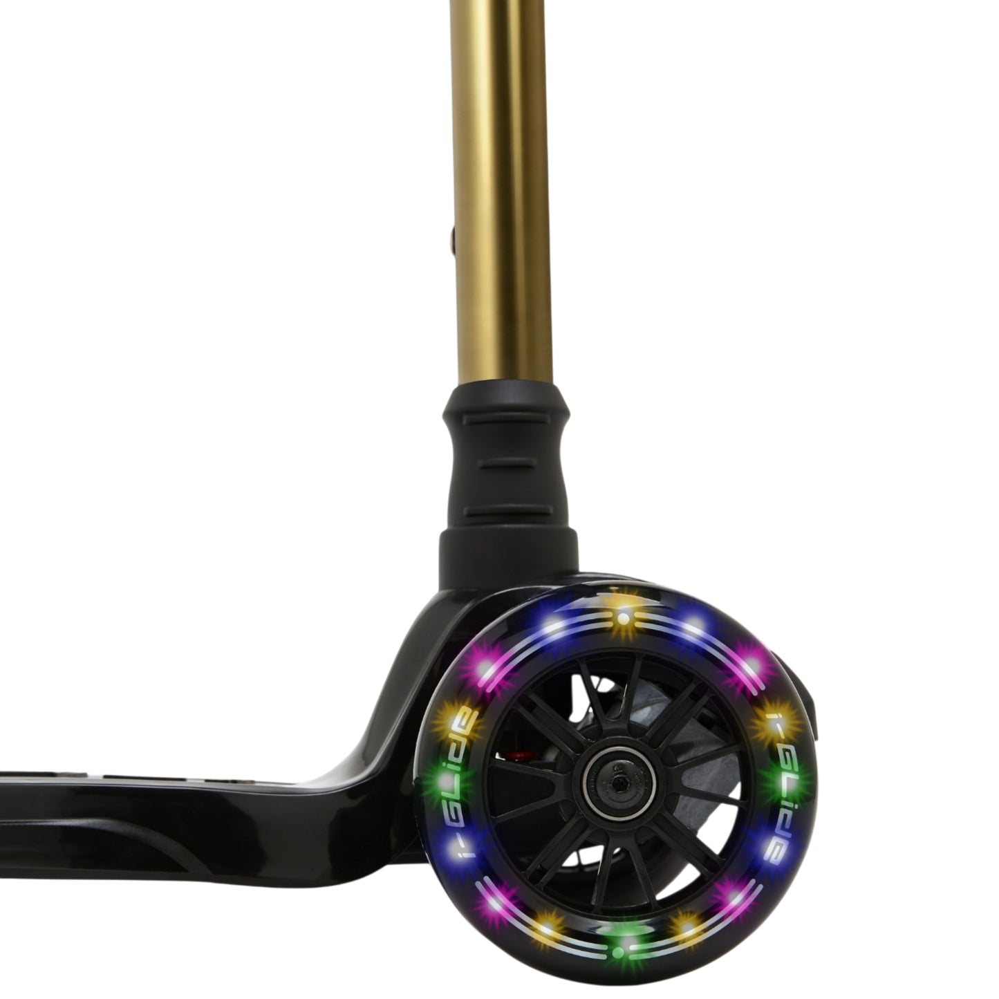 I-GLIDE 3-Wheel Kids Scooter - Limited Edition Black/GoldChrome