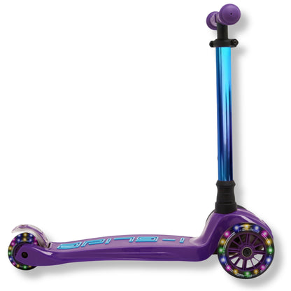 I-GLIDE 3-Wheel Kids Scooter - Limited Edition Purple/NeoChrome