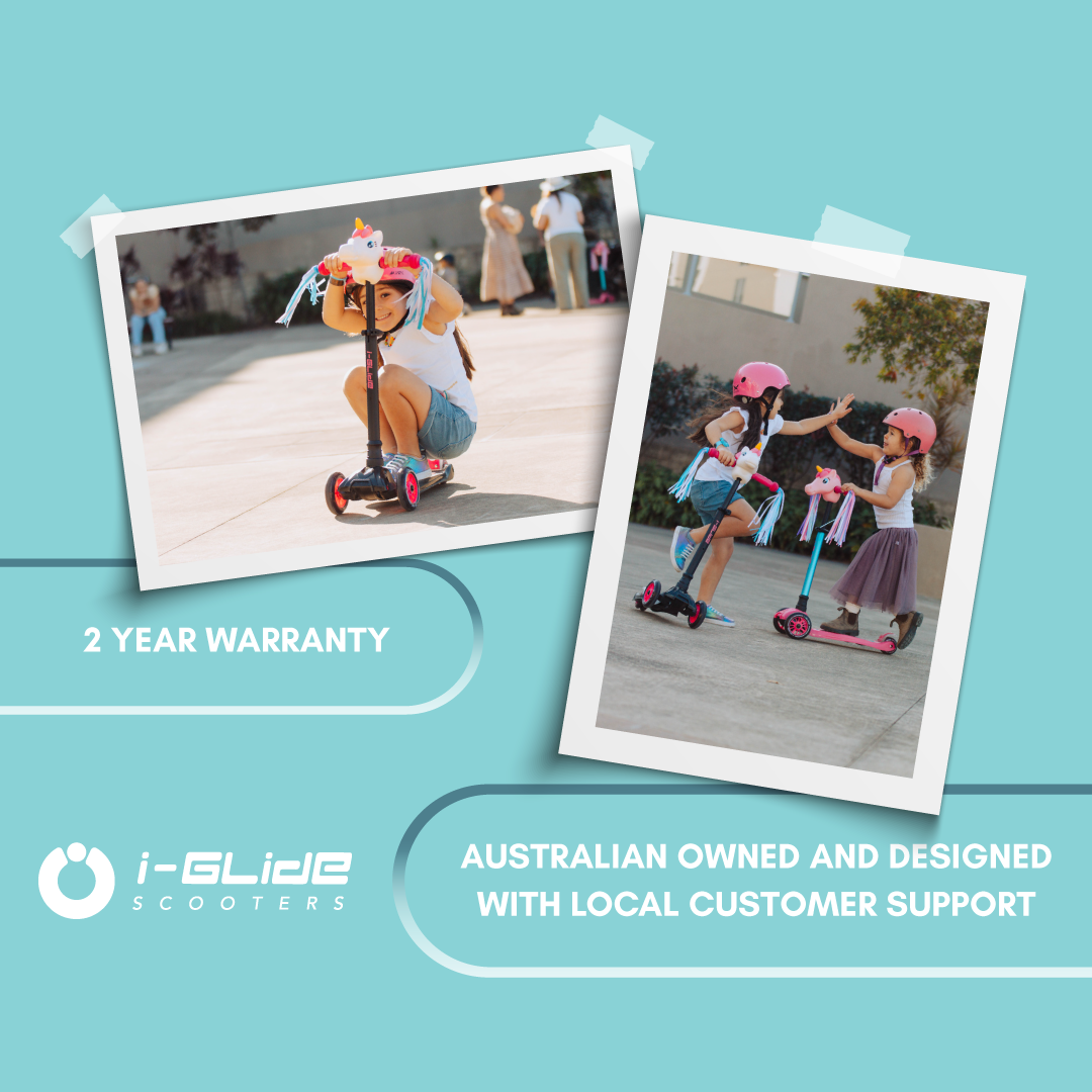 I-GLIDE 3-Wheel Kids Scooter CARTON OF 6 - Blue/Blue