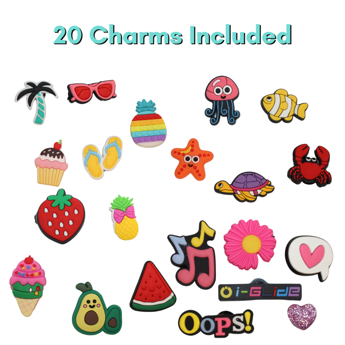 I-GLIDE Adventure Tote Bag with Charms - Purple