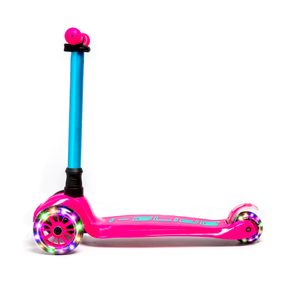 I-GLIDE 3 Wheel Kids Scooter  Pink/Aqua