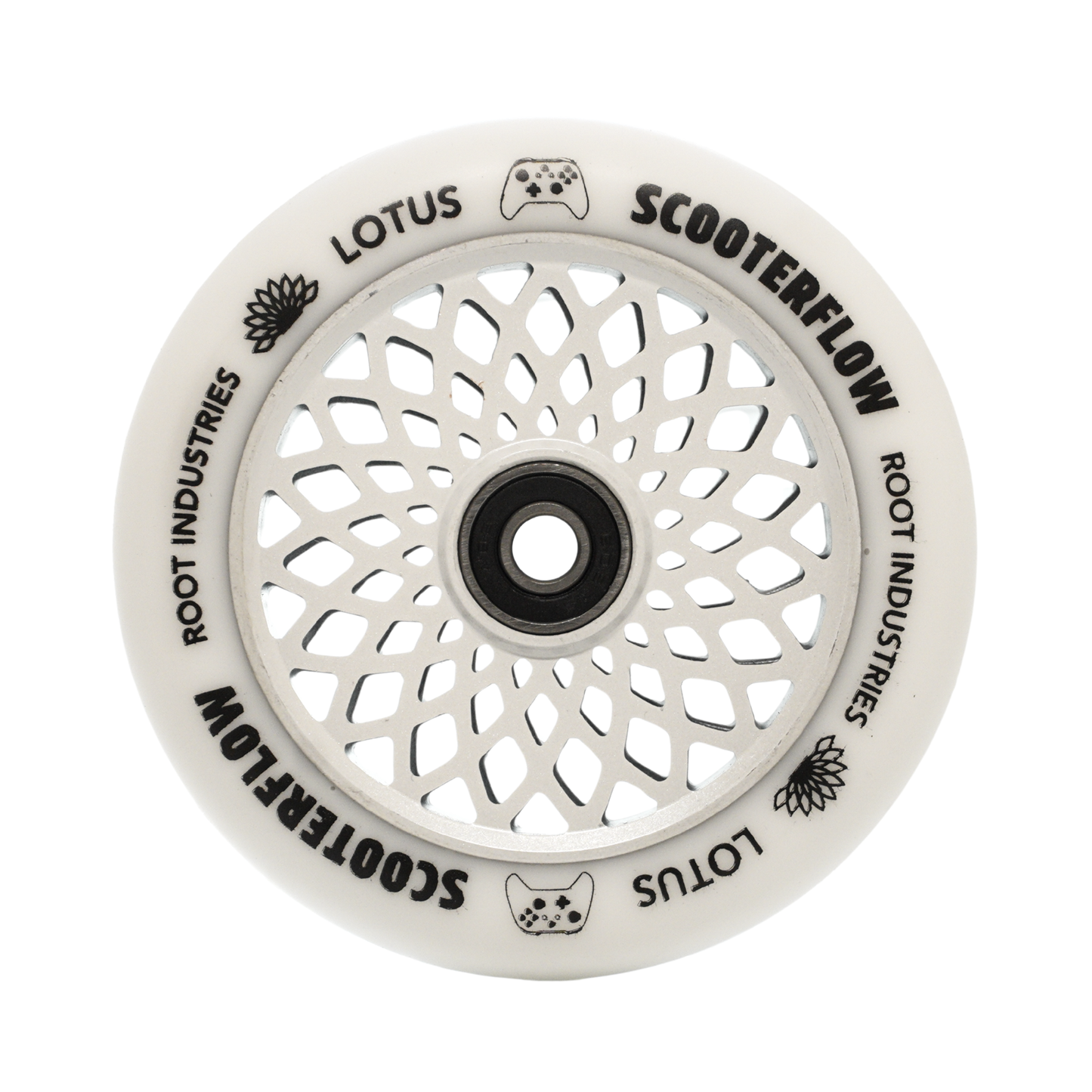Root Industries LOTUS 110mm Wheels - Scooterflow - White/White