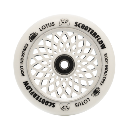 Root Industries LOTUS 110mm Wheels - Scooterflow - White/White