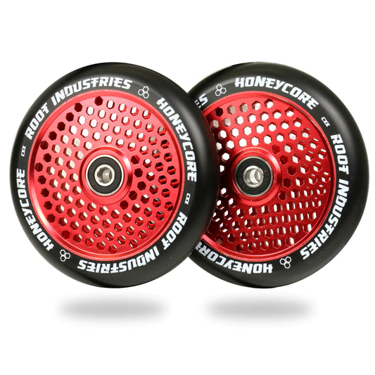 Root Industries HONEYCORE 120mm Wheels - Black/Red