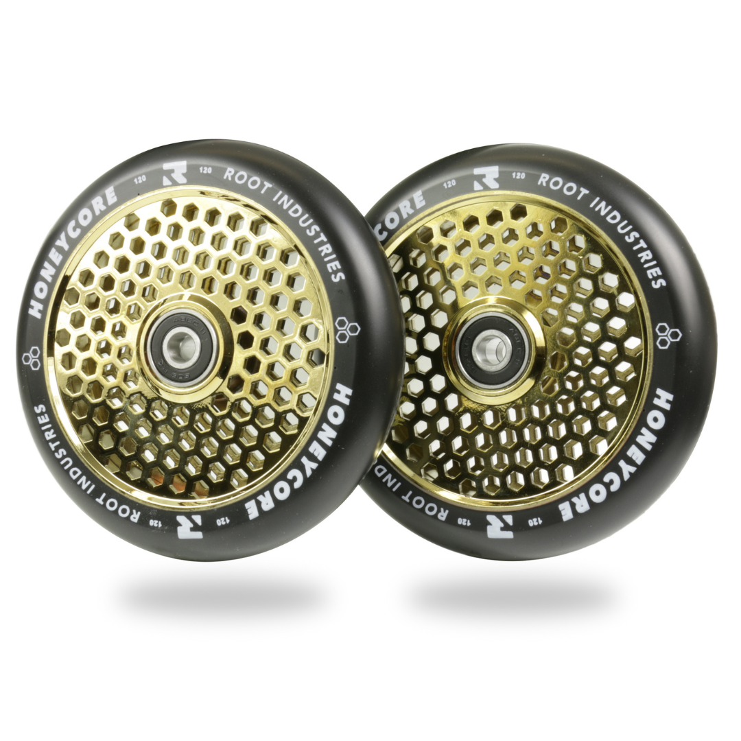 ROOT INDUSTRIES Honeycore Wheels 120mm Black / Gold