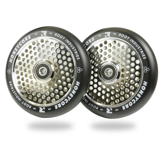 Root Industries HONEYCORE 120mm Wheels - Black/Mirror